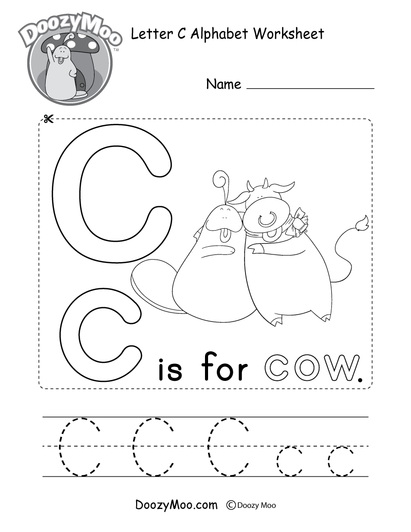 Letter C Worksheets For Preschool Pdf | AlphabetWorksheetsFree.com