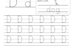 Letter D Writing Practice Worksheet. This Series Of in D Letter Tracing Worksheet