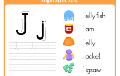 Letter J Tracing Worksheet | Free Printable Puzzle Games with Letter Tracing Games