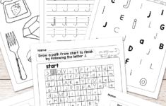 Letter J Worksheets - Alphabet Series - Easy Peasy Learners throughout Letter J Worksheets Printable