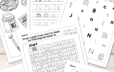 Letter N Worksheets - Alphabet Series - Easy Peasy Learners in Letter N Worksheets Free