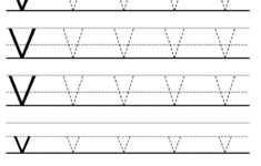 Letter Tracing Worksheets (Letters U - Z) intended for X Letter Tracing