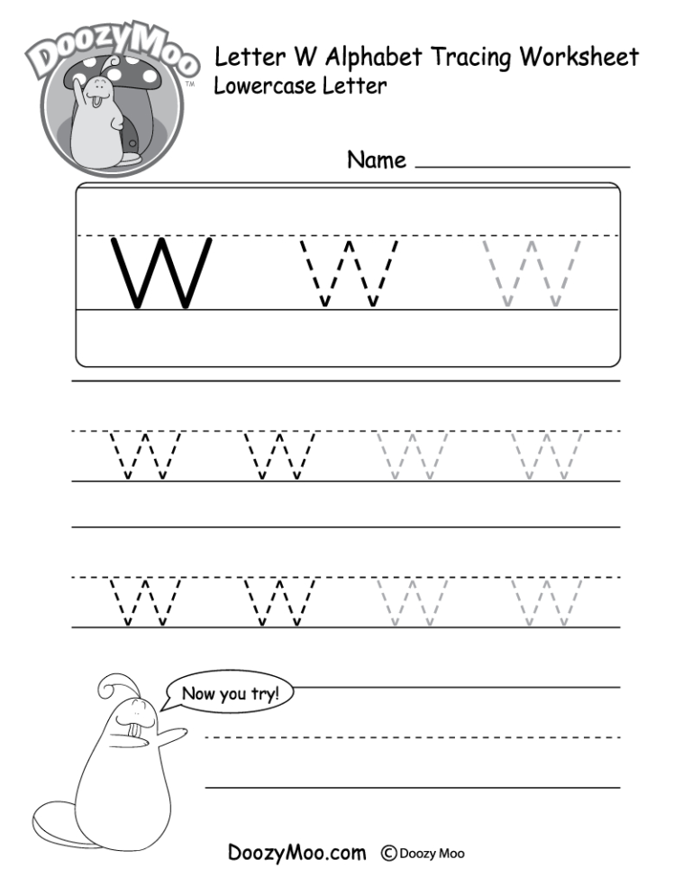 lowercase-letter-w-tracing-worksheet-doozy-moo-inside-letter-w