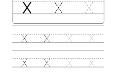 Lowercase Letter &quot;x&quot; Tracing Worksheet - Doozy Moo with X Letter Tracing