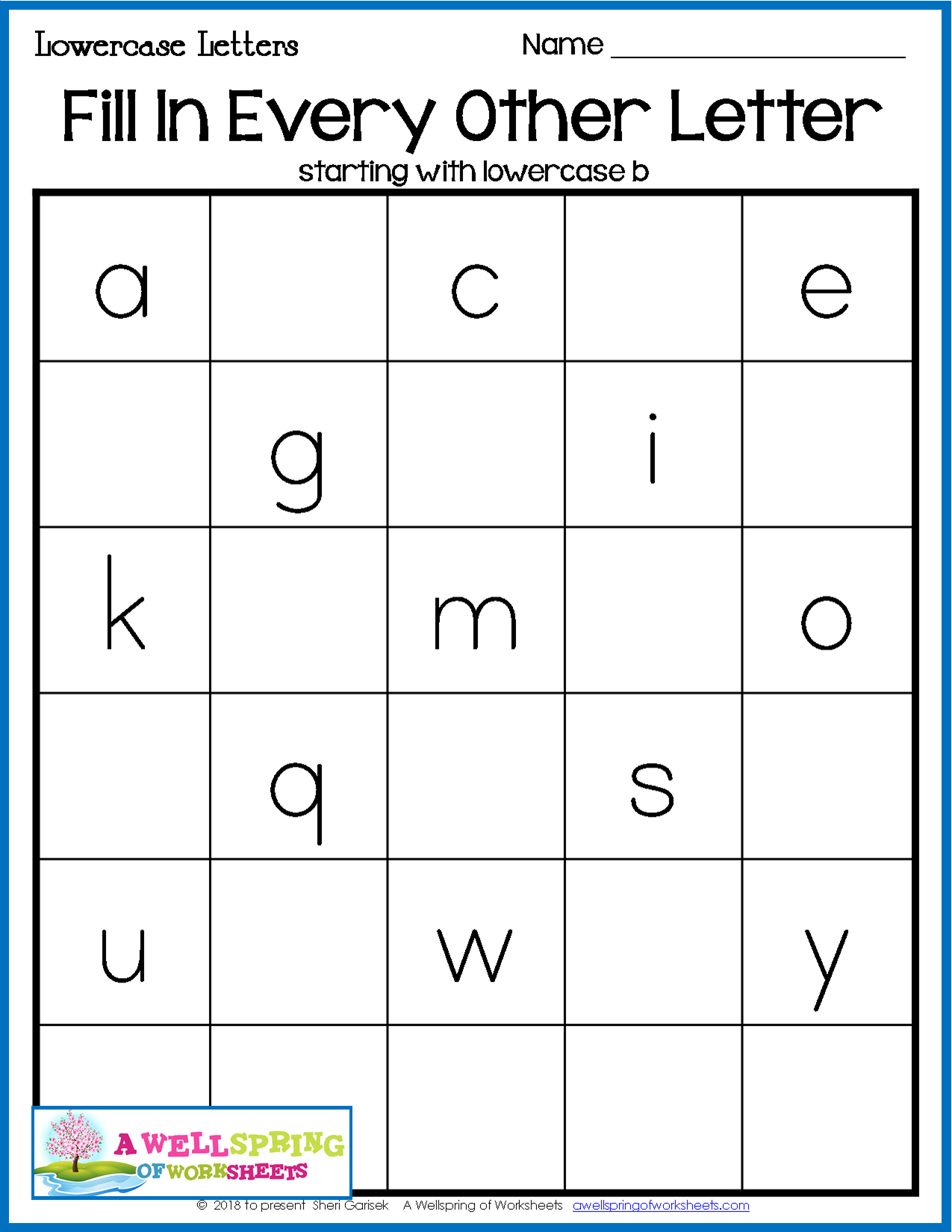 Missing Alphabet Letters Printable Printable Word Searches