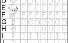 Pin På Education intended for Alphabet Tracing Sheet Free