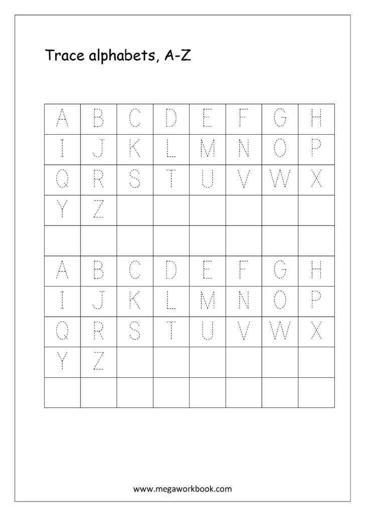 Pinfatima Sabah On Worksheets | Letter Tracing throughout Alphabet ...