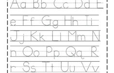 Pre K Tracing Worksheets – Callumnicholls.club with regard to Alphabet Tracing Printables