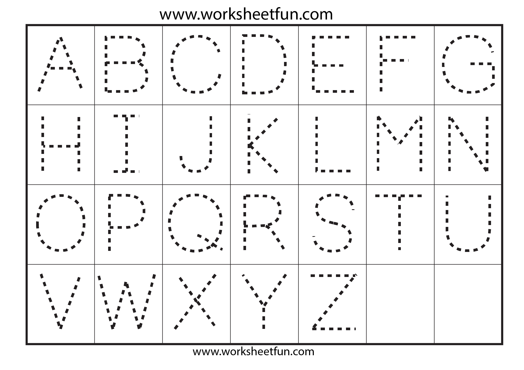 Preschool Worksheets Alphabet Tracing Letter A | Tracing throughout Alphabet Tracing Printables Free