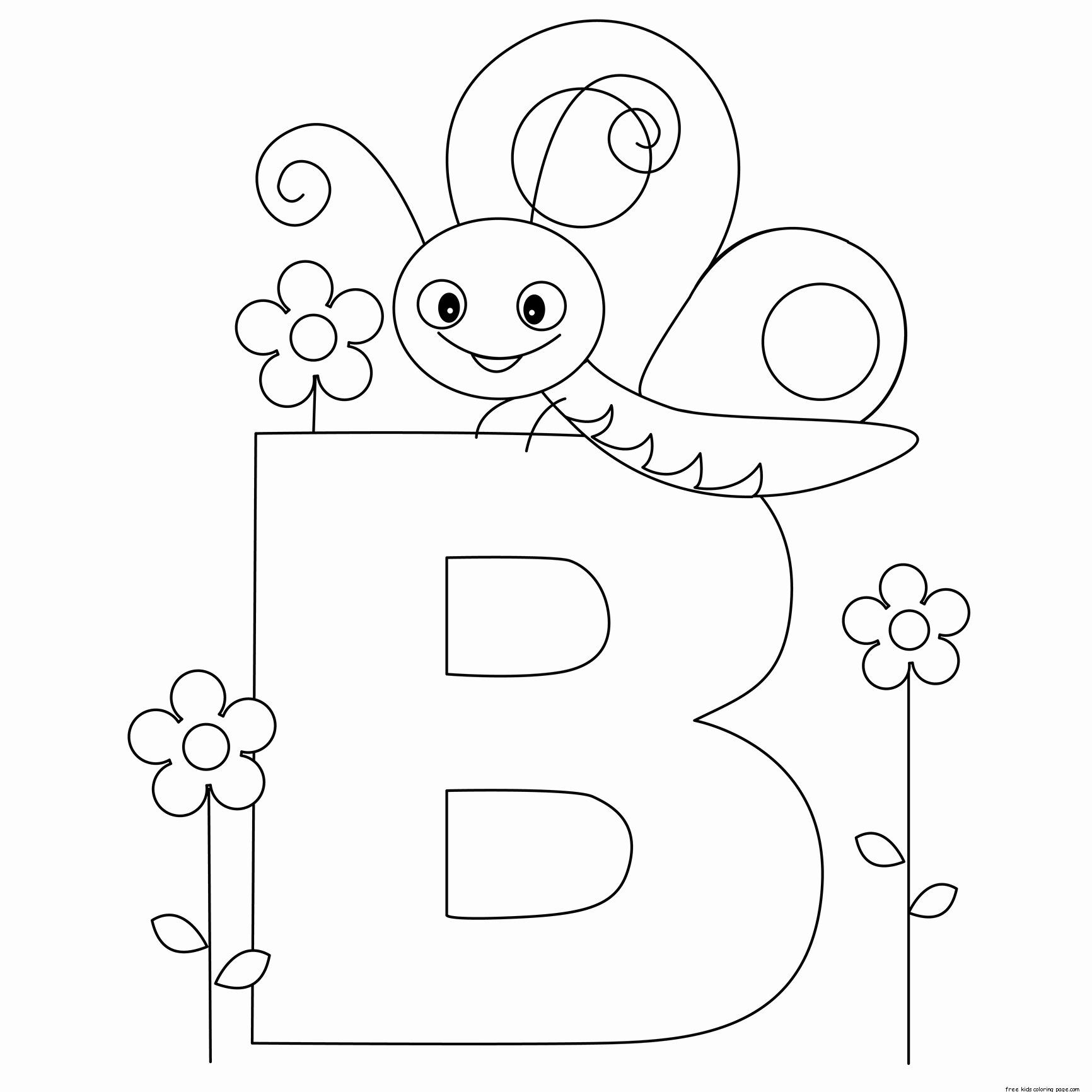 Printable Alphabet Coloring Pages | Haramiran with regard to Alphabet Coloring Worksheets For Kindergarten