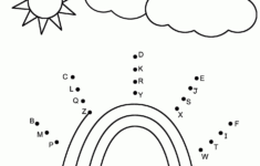 Rainbow Connect The Dots | Dot Worksheets, Connect The Dots with regard to Alphabet Worksheets Dot To Dot