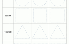 Shape Tracing Worksheets Kindergarten with regard to Name Tracing Kinder