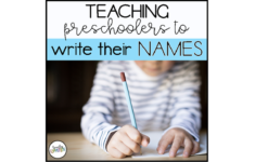 Teaching Preschoolers To Write Their Names within Name Tracing Benefits