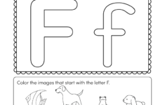 This Is A Fun Letter F Coloring Worksheet. Kindergarteners throughout Alphabet Worksheets For Nursery