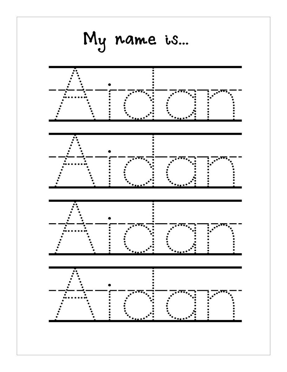 Name Tracing In Word AlphabetWorksheetsFree