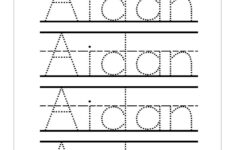 Trace Your Name Worksheets | Name Tracing Worksheets regarding Name Tracing Printables Custom