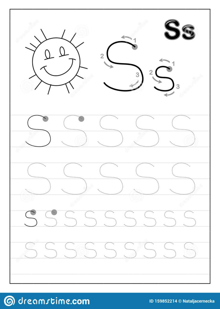 S Letter Tracing Worksheet AlphabetWorksheetsFree