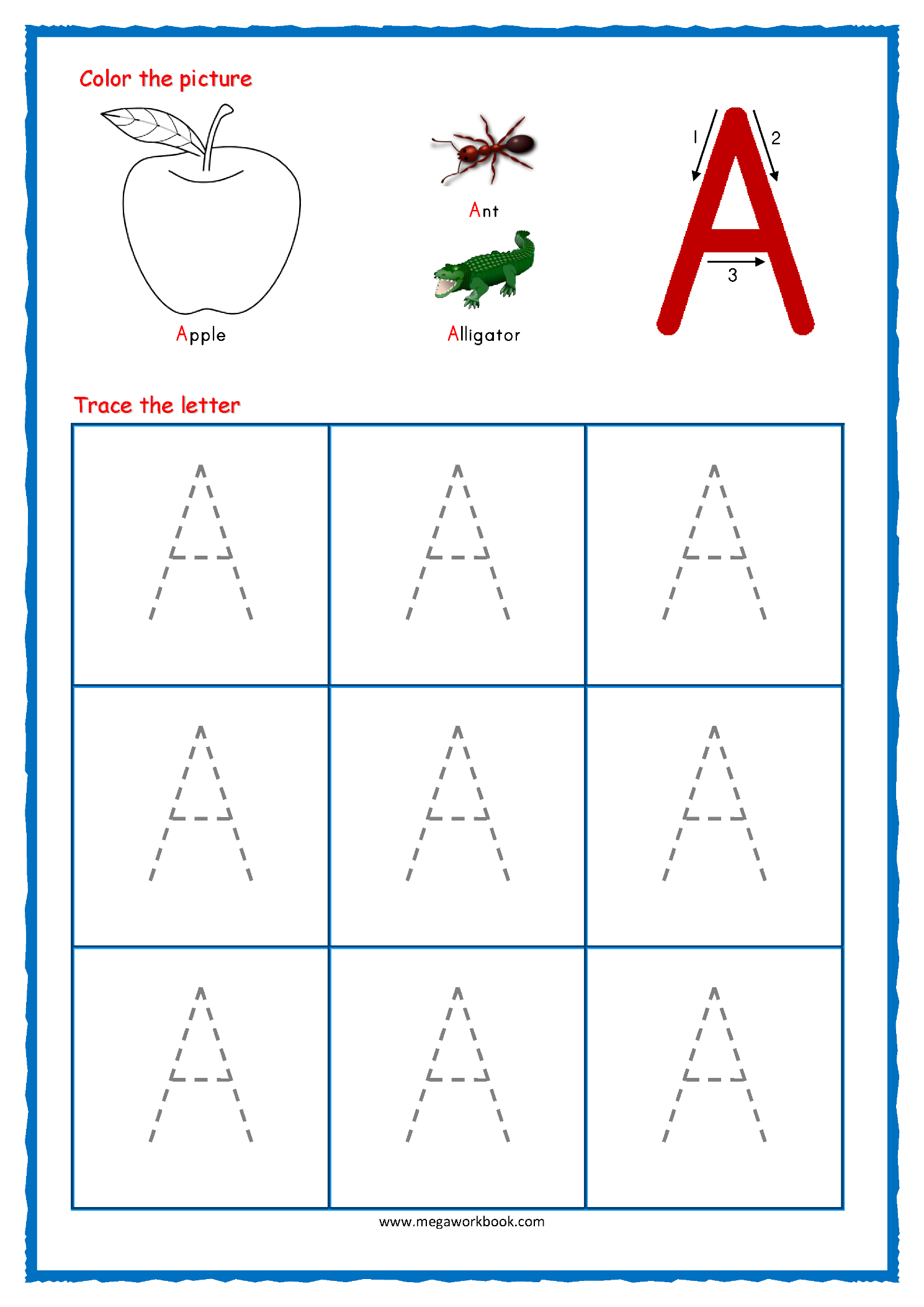 Alphabet Tracing Pages Pdf AlphabetWorksheetsFree