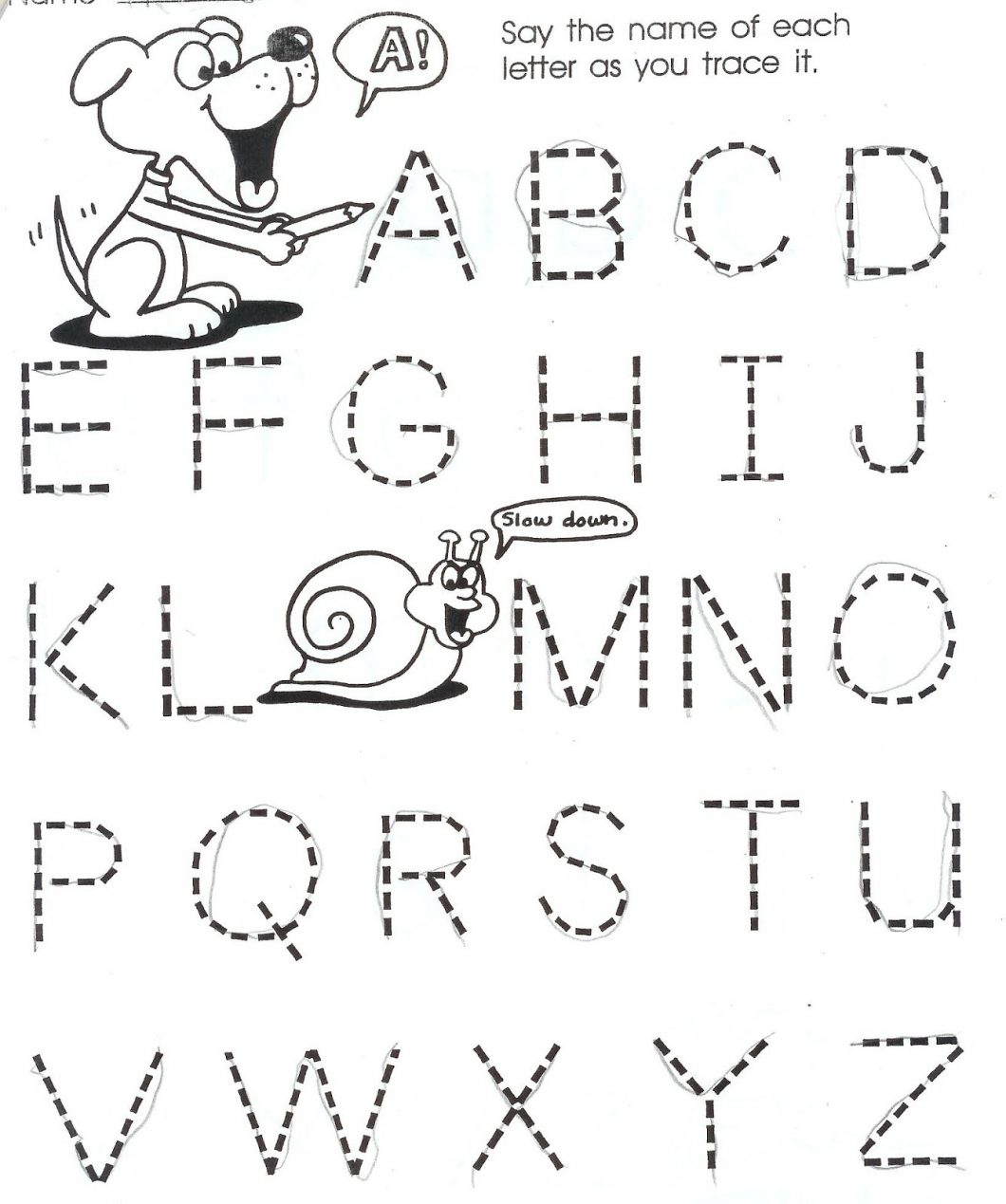 Alphabet Tracing Worksheets For 3 Year Olds AlphabetWorksheetsFree