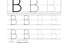 Uppercase Letter B Tracing Worksheet - Doozy Moo intended for Letter B Worksheets Free Printables