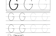 Uppercase Letter G Tracing Worksheet - Doozy Moo inside Letter G Worksheets For Kindergarten Pdf