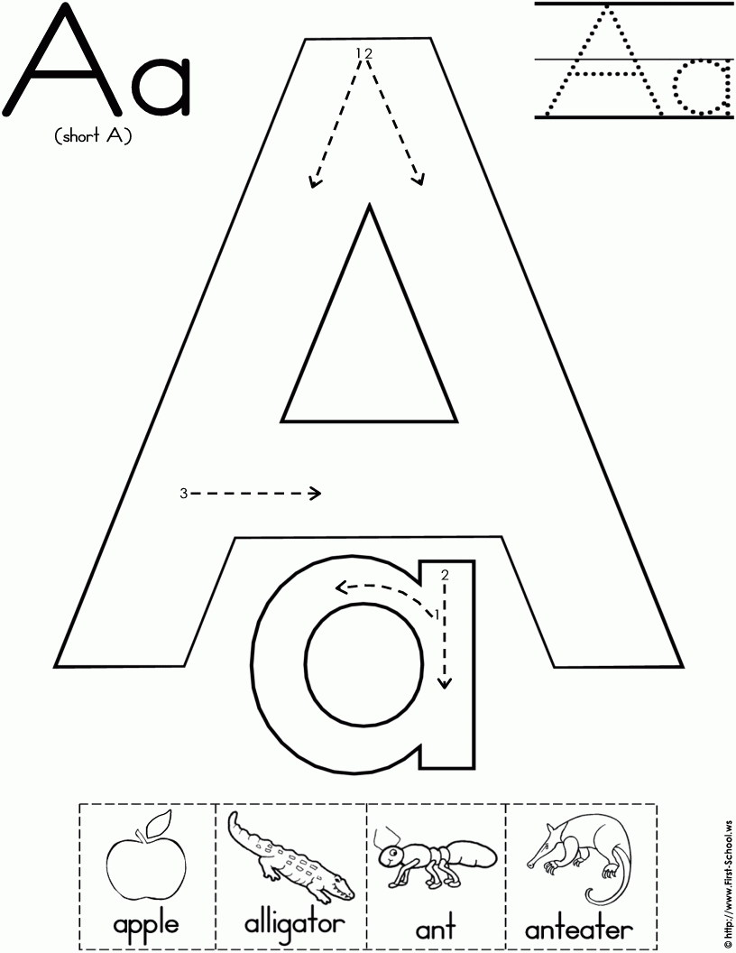 Alphabet Tracing Worksheets For 4 Year Olds Alphabetworksheetsfreecom Learn To Count And Write 