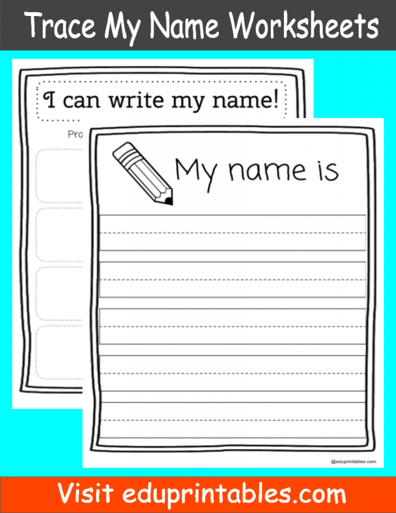 Printable Name Tracing Worksheets Custom