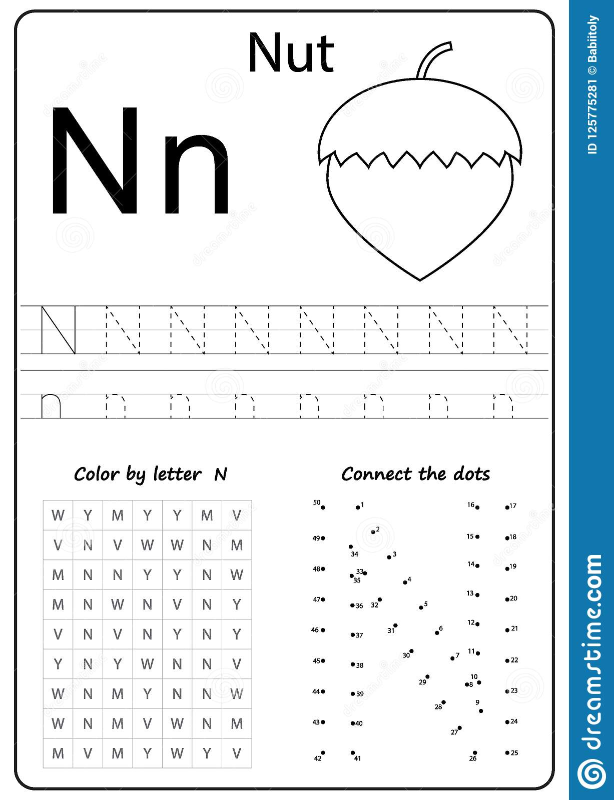 Letter Nn Worksheets For Preschool AlphabetWorksheetsFree