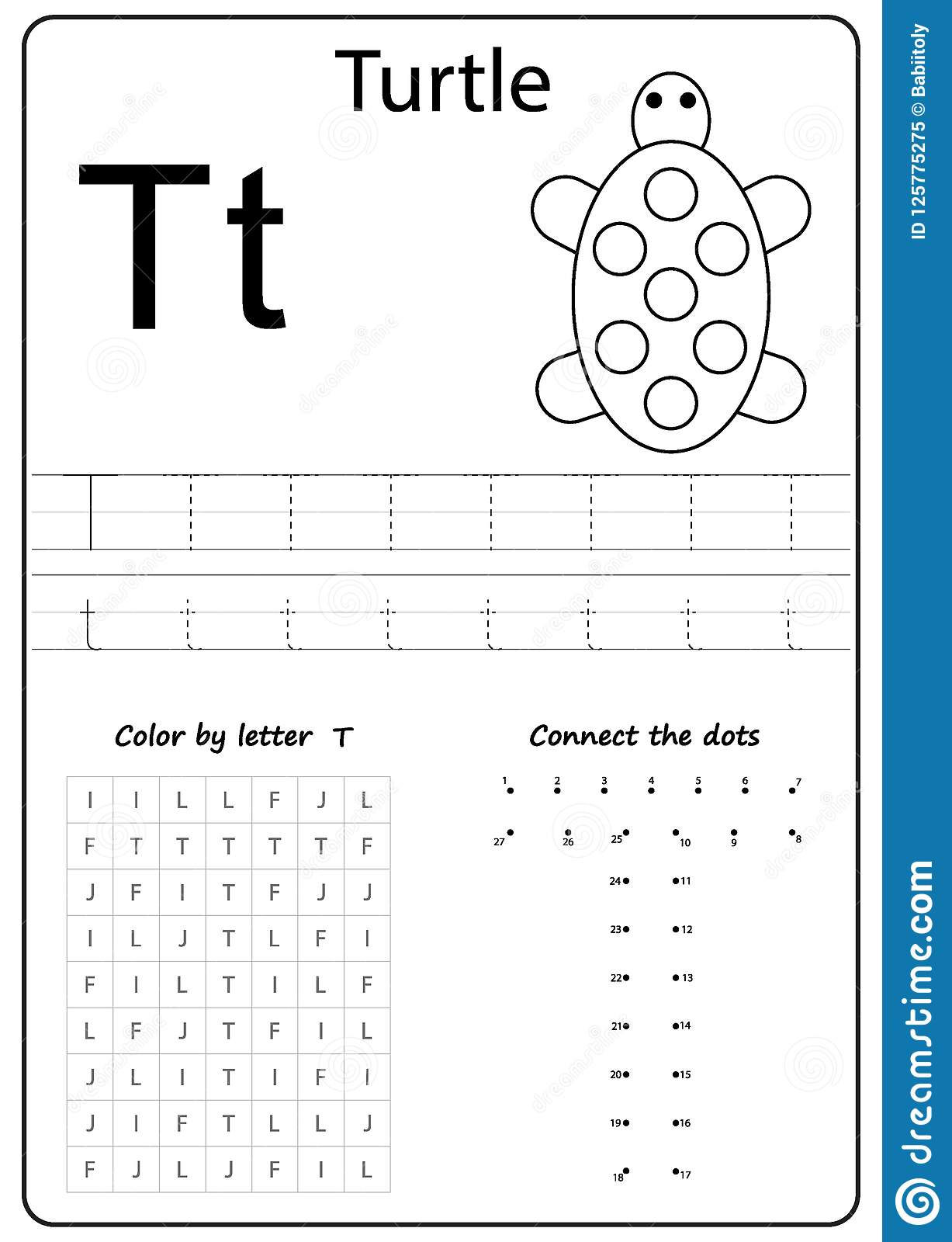 Writing Letter T. Worksheet. Writing A-Z, Alphabet intended for Alphabet Exercise Worksheets