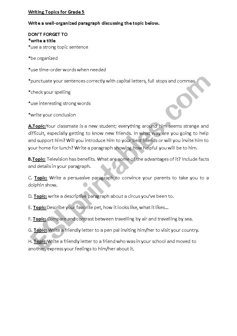 Letter Writing Worksheets For Grade 5 AlphabetWorksheetsFree