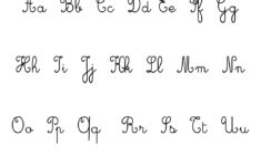 5 Best Printable Cursive Alphabet - Printablee