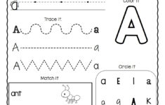 A-Z Letter Worksheets (Set 3) | Alphabet Worksheets in Letter A Worksheets Free