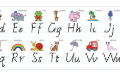 Alphabet Desk Strip Vict Modern Cursive | Learning Can Be Fun