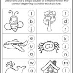 Alphabet Matching Worksheets For Preschoolers Kindergarten Intended For Alphabet Matching Worksheets For Preschoolers