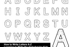 Alphabet Tracing Letters Step Step pertaining to Alphabet Tracing Letters Font