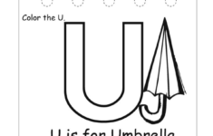 Alphabet Worksheet Big Letter U - Download Now Doc