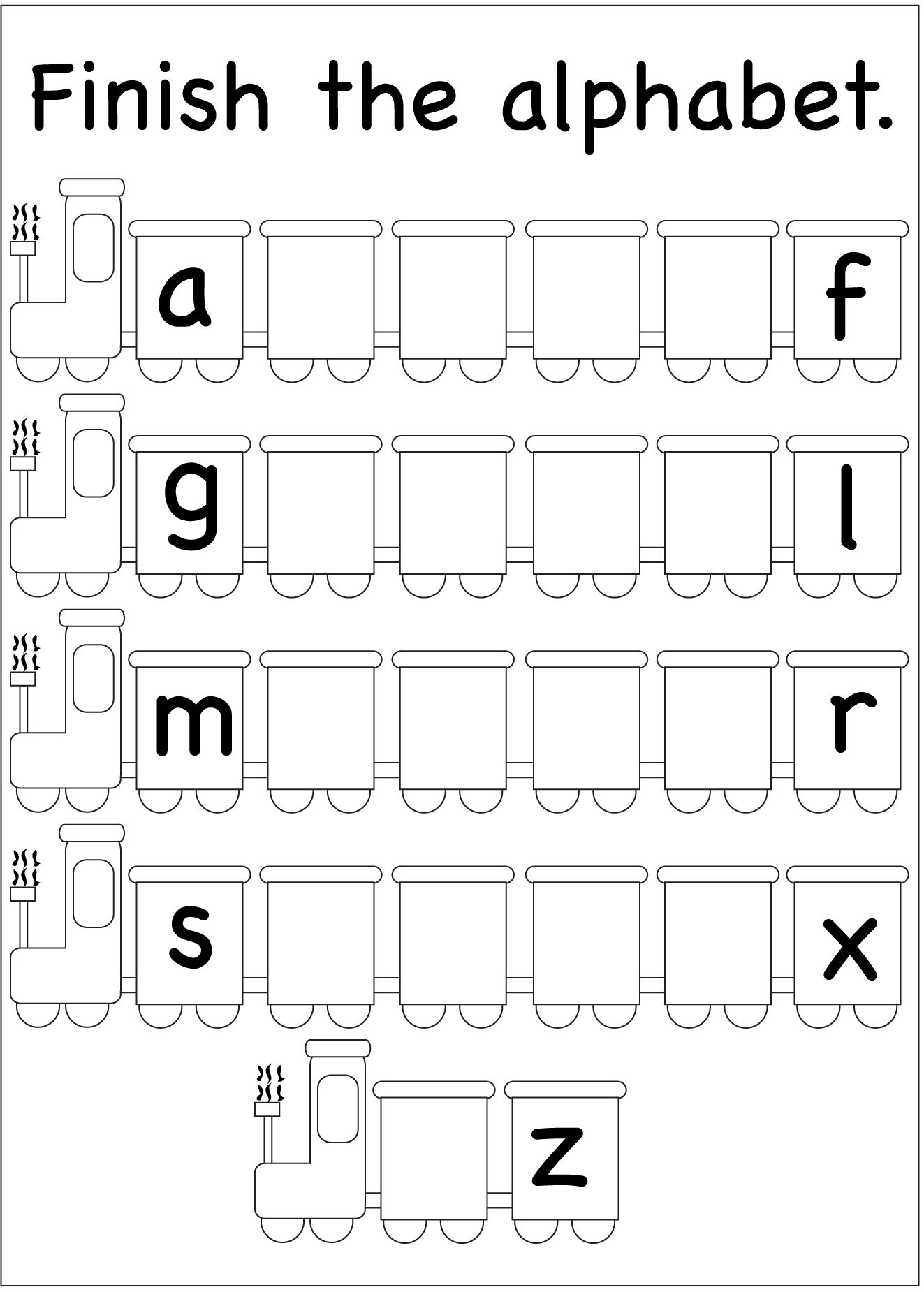 Alphabet Sheets Printable