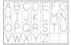 Alphabet Worksheets Traceable Pdf Free Number Tracing