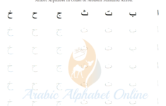 Arabic Alphabet Tracing Worksheets - Arabic Alphabet Online