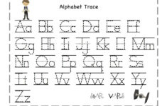 Best Printable Letter - Printablee with Alphabet Tracing Letters Font