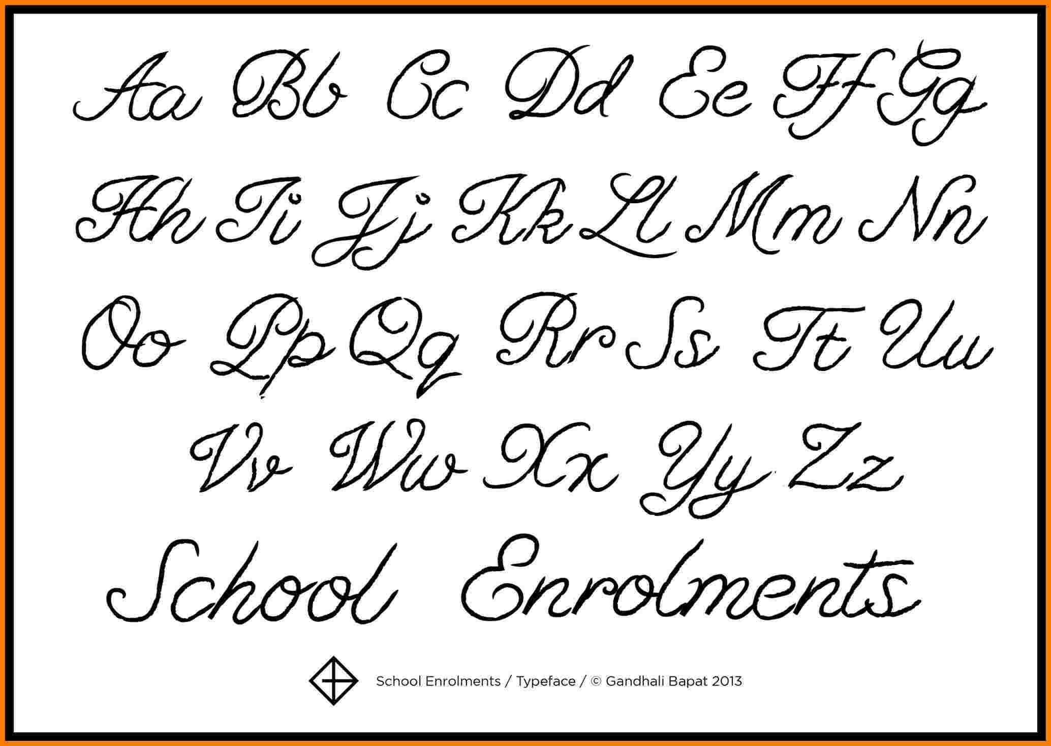 Cursive Alphabet A To Z AlphabetWorksheetsFree