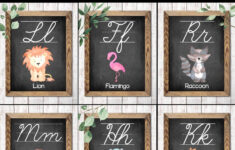 Cursive Abc Posters - Printable Alphabet Posters For