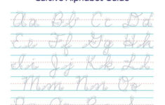 Cursive Alphabet Discover Cursive Writing In 2020 | Cursive