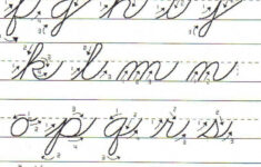 Cursive Alphabet: See Free Printable Cursive Worksheets