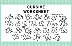 Cursive Alphabet: Your Guide To Cursive Writing | Science Trends