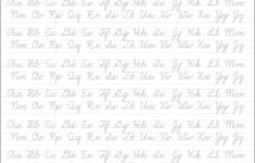 Cursive Packet Printable