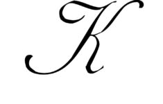 Cursive Small K