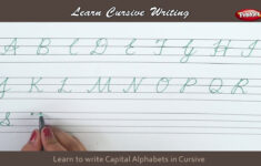 Cursive Writing | How To Write Capital Alphabets In Cursive | Alphabets  Cursive Handwriting Letters