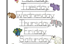 Days Of The Week Worksheets | Activity Shelter