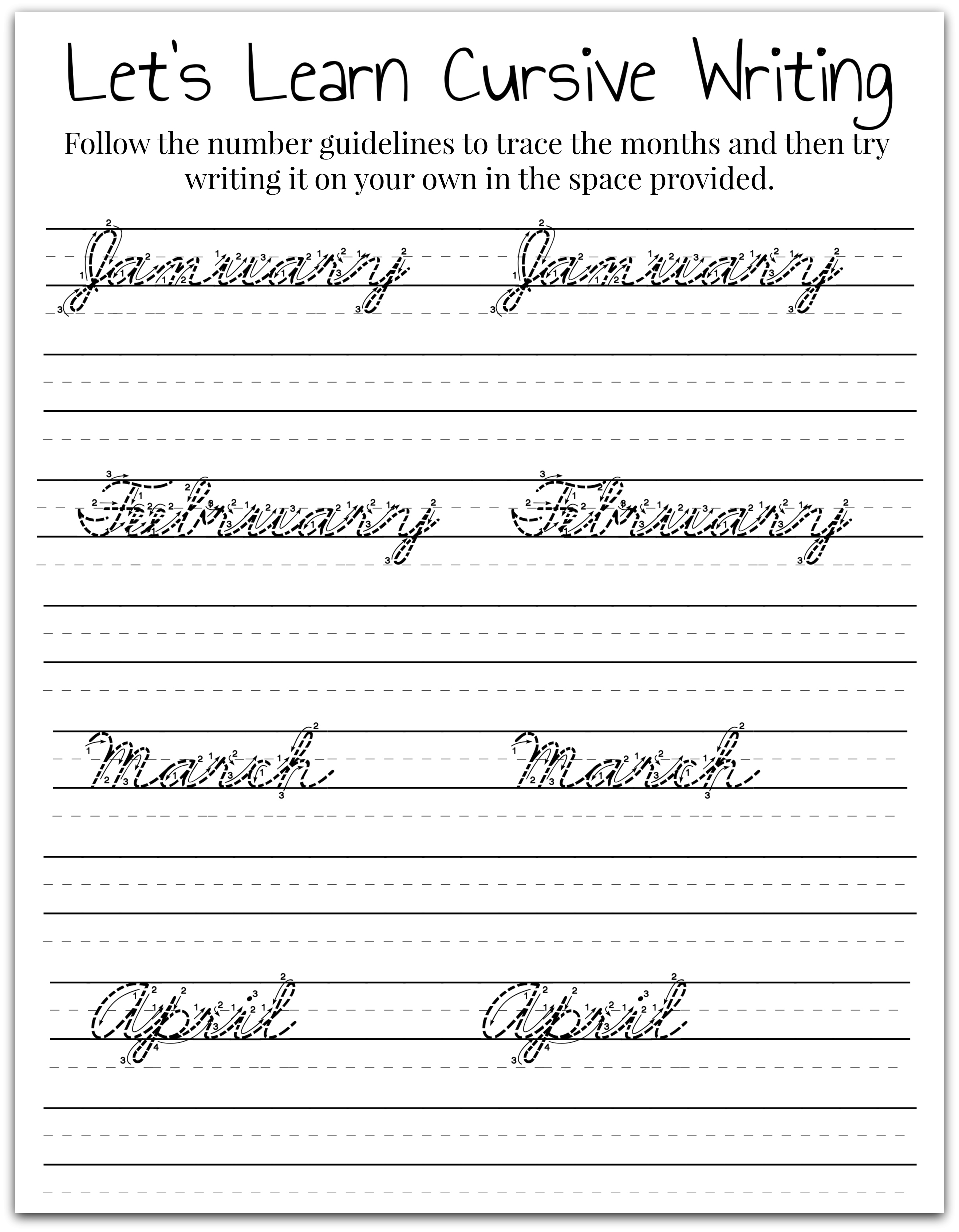 worksheets-for-cursive-writing